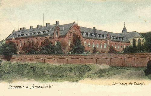 Het missiehuis annex seminiarie zoals dat vele jaren in Scheut gestaan heeft. Seminarie Scheut