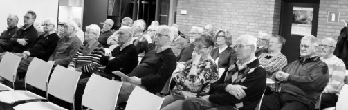 Een aandachtig publiek.